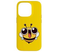 Visage de dessin animé Happy Exited Bee Meme Coque pour iPhone 14 Pro