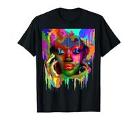 Visage de femme africaine de couleur vive T-Shirt