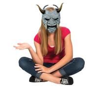 Visage de guerrier fantôme - Masque d'armure de démon | Réplique d'horreur mythique, ornement de jeu de rôle culturel pour les événements de mascarade, affiche des séances photo, des célébrations d'ac