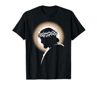 Visage de Jésus-Christ avec Couronne d'épines Dieu Bible T-Shirt