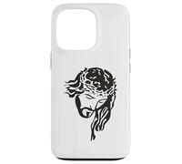 Visage de Jésus-Christ regardant vers Le Bas l'église du Jour de Pâques Coque pour iPhone 13 Pro