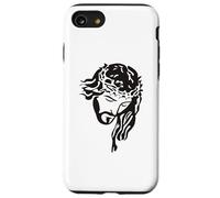 Visage de Jésus-Christ regardant vers Le Bas l'église du Jour de Pâques Coque pour iPhone SE (2020) / 7/8