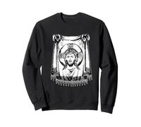Visage de Jésus-Christ Veronica Tissu Sainte Foi Orthodoxe Sweatshirt