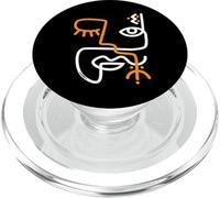 Visage de la Femme Kabyle avec lewcham PopSockets PopGrip pour MagSafe
