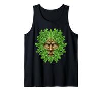 Visage de la forêt Antique païenne Nature Esprit Celtique Cadeau Folk Débardeur