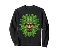 Visage de la forêt Antique païenne Nature Esprit Celtique Cadeau Folk Sweatshirt