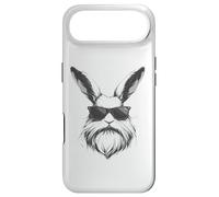 Visage de Lapin à Barbe avec Lunettes de Soleil pour Le Jour de Pâques 2024 pour Homme et garçon Coque pour iPhone Air