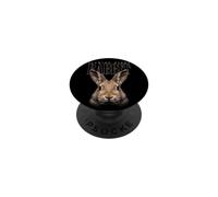 Visage de Lapin géant flamand Forêt Faune Nature Lapin PopSockets PopGrip Adhésif