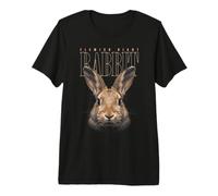 Visage de Lapin géant flamand Forêt Faune Nature Lapin T-Shirt Haut de Gamme
