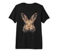Visage de Lapin géant flamand Forêt Faune Nature Lapin T-Shirt Haut de Gamme