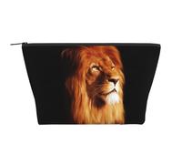 Visage de Lion en colère, Trousse de Toilette Trousse de Maquillage Sac à cosmétiques Trousse de Toilette de Voyage Portable