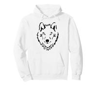 Visage de Loup Solitaire en Forme d'animal Sauvage, Cadeau pour Hommes, Femmes, Enfants Sweat à Capuche