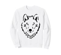 Visage de Loup Solitaire en Forme d'animal Sauvage, Cadeau pour Hommes, Femmes, Enfants Sweatshirt