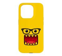 Visage de Monstre Mignon pour Filles et Femmes Personnage Amusant Coque pour iPhone 15 Pro