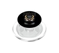 Visage de Pingouin aux Yeux Jaunes - Oiseau de mer - Nature - Pingouin PopSockets PopGrip pour MagSafe