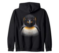 Visage de Pingouin Empereur, Oiseau de mer, Faune, Nature, Pingouin Sweat à Capuche