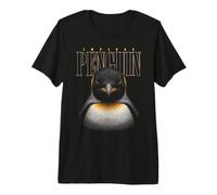 Visage de Pingouin Empereur, Oiseau de mer, Faune, Nature, Pingouin T-Shirt Haut de Gamme