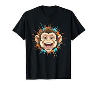 Visage de Singe Amusant Animal de la Jungle T-Shirt