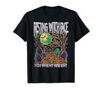 Visage de sorcière au Repos pour résident Permanent Happy Halloween Effrayant T-Shirt
