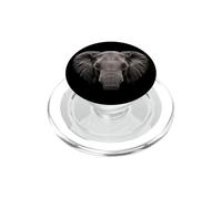 Visage d'éléphant Forêt Faune Nature Éléphant PopSockets PopGrip pour MagSafe