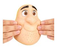 Visage en Silicone avec des Boutons à Presser Visage en Silicone Réaliste