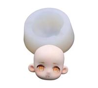 Visage en silicone idéal pour les projets d'argile vous permettant de voir le processus de création de visages de poupées en céramique