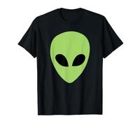 Visage Extraterrestre Extraterrestre Vert Extraterrestre d'Alien Face OVNI T-Shirt