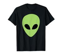 Visage Extraterrestre Extraterrestre Vert Extraterrestre d'Alien Face OVNI T-Shirt Graphique avec Valeur