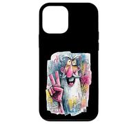 Visage Graphique de Personnage Pop avec Graffiti de Magicien drôle de la Paix Coque pour iPhone 12 Mini