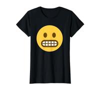 Visage grimaçant T-Shirt Graphique avec Valeur, Femme, Noir, L