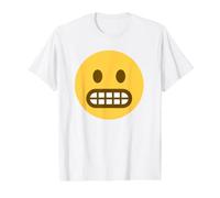 Visage grimaçant T-Shirt Graphique avec Valeur, Homme, Blanc, M