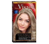 Visage Hair Fashion Permanent Couleur des cheveux 10 Blond cendré crème permanente de la couleur des cheveux avec Kératine et huile d'argan