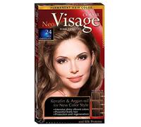 Visage Hair Fashion Permanent Couleur des cheveux 24 chocolat au lait crème permanente de la couleur des cheveux avec Kératine et huile d'argan