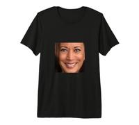 Visage Kamala Harris T-Shirt Haut de Gamme
