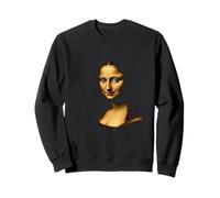 Visage Mona Lisa Art Classique de la Renaissance Sweatshirt
