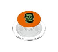 Visage Monstre Vert PopSockets PopGrip pour MagSafe