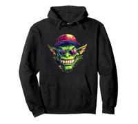 Visage Ogre vibrant avec casquette et lunettes cool Sweat à Capuche