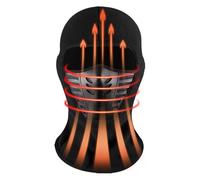 Visage thermique de moto - Capuche intégrale respirante, housse coupe-vent en polaire polaire, cagoule chaude et résistante à la poussière, protection contre le froid | Couvre-chef d'hiver pour homme