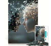 Visages brisés︰ Puzzle de 1000 pièces Lumière et Obscurité pour Adolescents Jeu de logique Clair Passe-Temps Calme Découpe Parfaite Cadeau Classique 50x75cm
