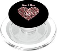Visages de Chien en Forme de cœur PopSockets PopGrip pour MagSafe