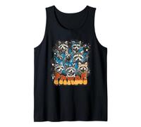 Visages de Raton Laveur, Motif Animal Sauvage, Style Grunge Débardeur