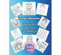 Visages Masculins: Portraits d’Hommes à Colorier