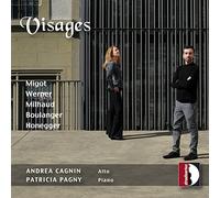 Migot, Werner, Milhaud, Boulanger, Honegger – Visages – CD – Stradivarius