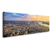 Visario 120 x 40 cm Photo Panorama New York Panorama Skyline 5735