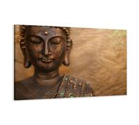 Visario 5041 Tableau sur Toile de Lin Bouddha 80 x 120 cm