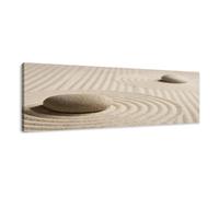 Visario bestpricepictures 120 x 40 cm Impression sur Toile Pierre Gris Sable 5704 Peinture/Image/Tableau/Decoration sur châssis