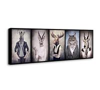 Visario Image 120 x 40 cm sur Toile 5746 Animaux, encadrés.