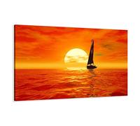 Visario Image sur Toile 120 x 80 cm Modèle N° XXL 5059 Tableaux pour la Mur, encadrés, prêts à Poser, Tout Les Images sur châssis géant Bois véritable.