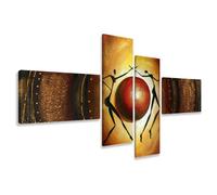 Visario Image sur Toile 195 x 80 cm Modèle N° XXL 6806 Art Tableaux pour la Mur, encadrés, prêts à Poser, Tout Les Images sur châssis géant Bois véritable.