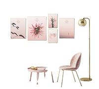 Visario Mind 4511 Lot de 5 tableaux encadrés de marque allemande et de stock. Prêt à accrocher, superbe cadre à bijoux inclus